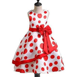 Dot Girls Princess Dresses For 3Y-15Y