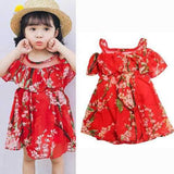 Floral Printed Toddler Girls Dress