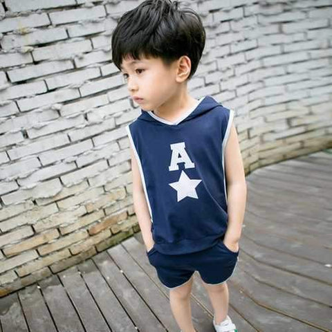 Sport Style Toddler Boys Short Set