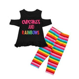 Letter Print Toddlers Clothing Sets