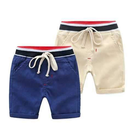 Solid Color Boys Sport Shorts For 2Y-9Y