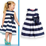 Striped Toddlers Girls Pageant Dresses