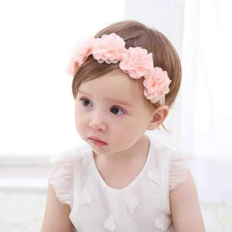 Flower Elastic Baby Girls Headband