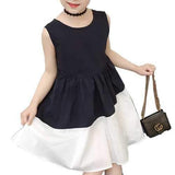 Bowknot Girls Kids Party Dresses