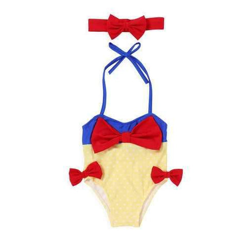 Snow White Girls Swimwear For 1Y-4Y