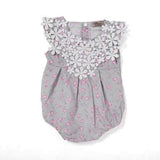 Flower Baby Girls Romper For 0-24M