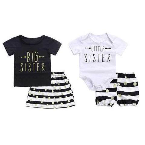 Summer Style Sister Clothing Set