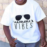 Letter Print Boys Tops &T-shirt For 1Y-7Y