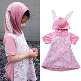 Lovely Girls Bunny Ear Dress