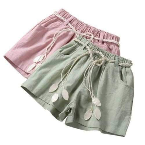 Solid Color Toddlers Girls Shorts