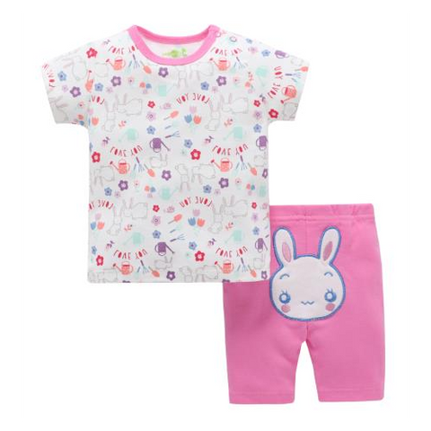 2Pcs Rabbit Soft Cotton Newborn Baby Sets