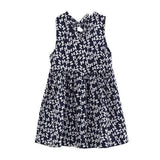 Floral Printed Girls Summer Dresses For 2Y-9Y