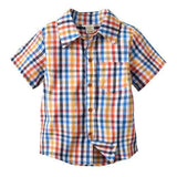 Plaid Boys Formal Shirt For 2Y-11Y