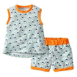 Elephant Print Girls Clothing Set