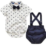 2Pcs Gentleman Boys Sets For 0-24M