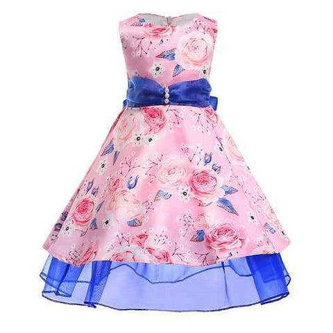 Floral Girls Pageant Princess Dresses