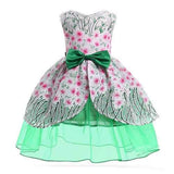 Floral Girls Pageant Bow Dresses