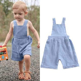 Boys Denim Romper Shorts For 1Y-7Y