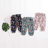 Lantern Style Girls Floral Pants