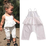 Infant Girls Strap Jumpsuit For 1Y-5Y