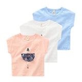 Cute Ballet Girls Patch T-shirt For 2Y-9Y