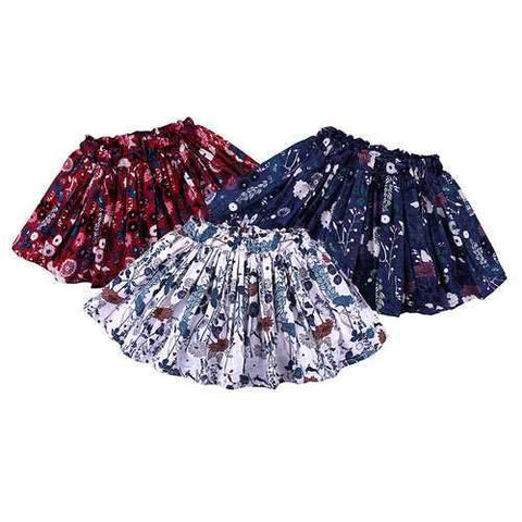 Summer Floral Girls Cute Skirt For 1Y-7Y