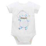 Elephant Baby Summer Romper For 0-24M