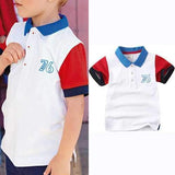 Embroidery Boy Polo Shirt For 1Y-9Y