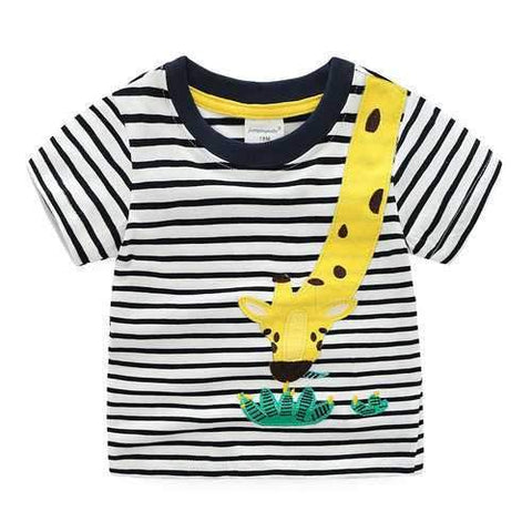 Animal Boys Striped T-Shirt For 1Y-9Y