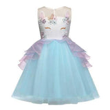 Creative Design Girl Formal Dress For 3-11Y