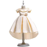 Big Bow Girls Formal Dress For 4Y-13Y