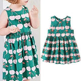 Cherry Girls Backless Dress For 2Y-9Y