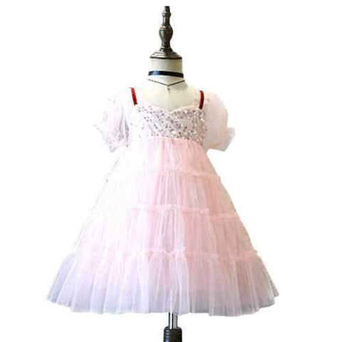 Sequined Girls Princess Dress For 3Y-11Y