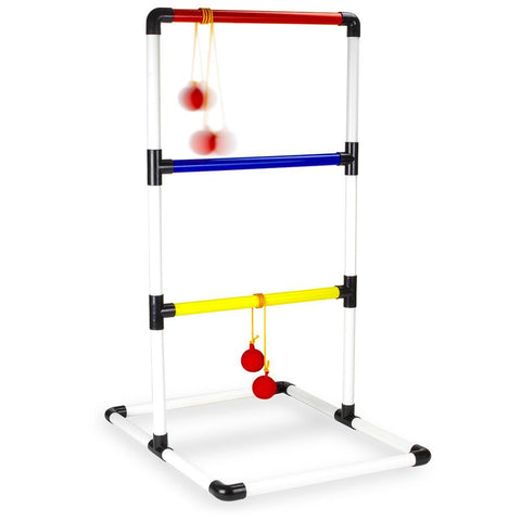 Ladder Ball Game Set with Carrying Case & Ground Anchors