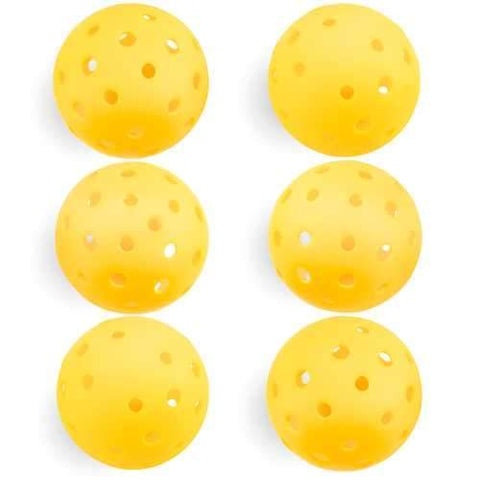 6-Pack of Pickleball Balls, Goldenrod Yellow