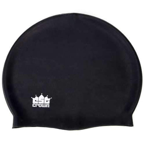 Silicone Swim Cap, Black