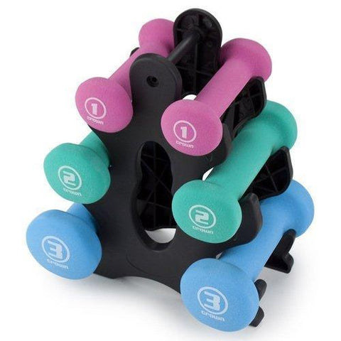 Set of 3 Pairs of Neoprene Hand Weights (Sprint)