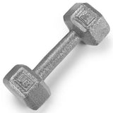 7lb Cast Iron Hex Dumbbell