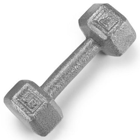 7lb Cast Iron Hex Dumbbell