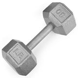 30lb Cast Iron Hex Dumbbell