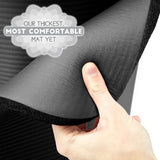 Ultra Thick 1" Yoga Cloud, Black