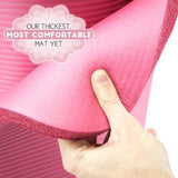 Ultra Thick 1" Yoga Cloud, Pink