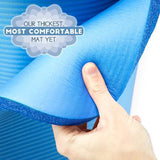 Ultra Thick 1" Yoga Cloud, Blue