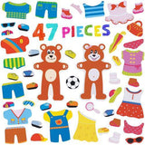 Bear Cubs Magnetic Dress-Up Playset