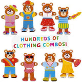 Bear Cubs Magnetic Dress-Up Playset