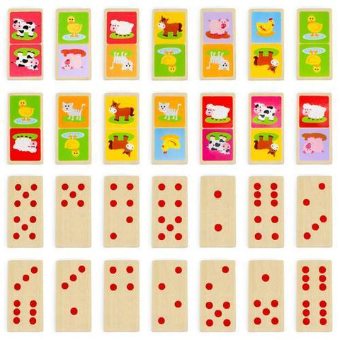 Busy Barnyard Dominoes