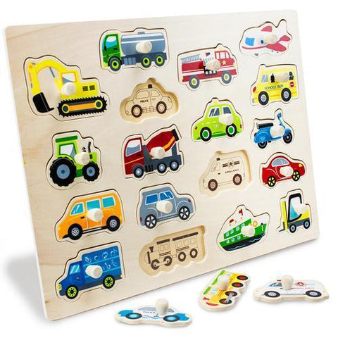 Jumbo People Movers Peg Puzzle