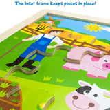 Busy Barnyard Inset Jigsaw Puzzle