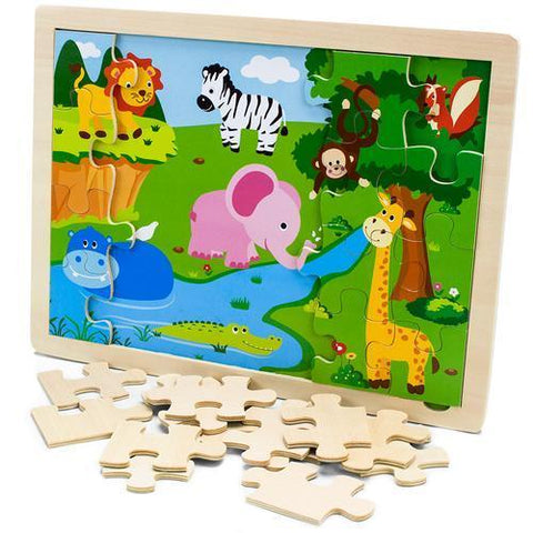 Exotic Safari Inset Jigsaw Puzzle