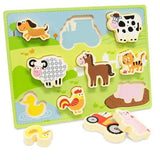 Chunky Barnyard Helpers Puzzle Board